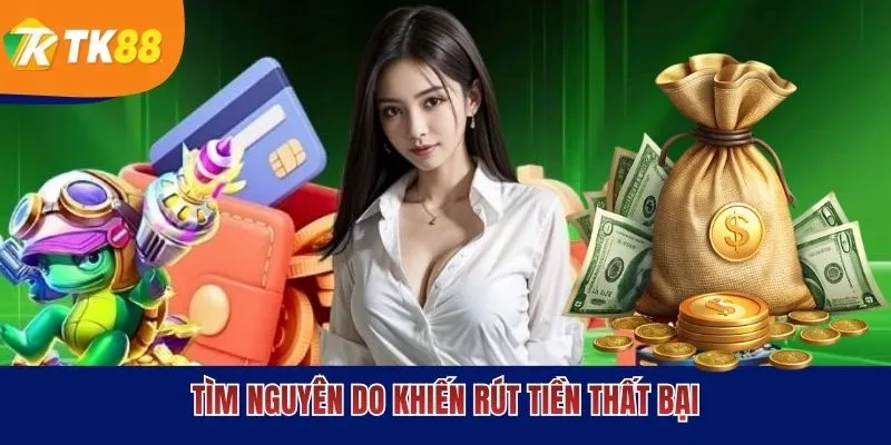 Tìm nguyên do khiến rút tiền thất bại